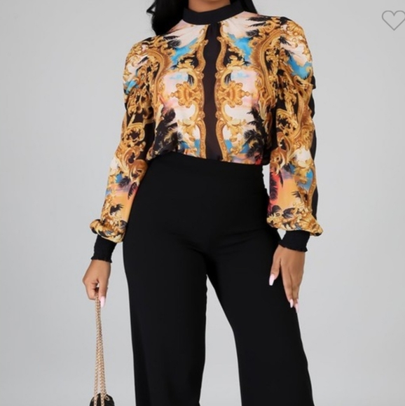 Multi printed Blouse - Picture 3 of 4